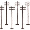 Scaled Telephone Poles, Set/6 - Image 2